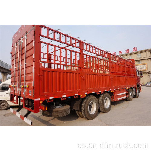 Camión de celosía de camión de carga Dongfeng 8x4